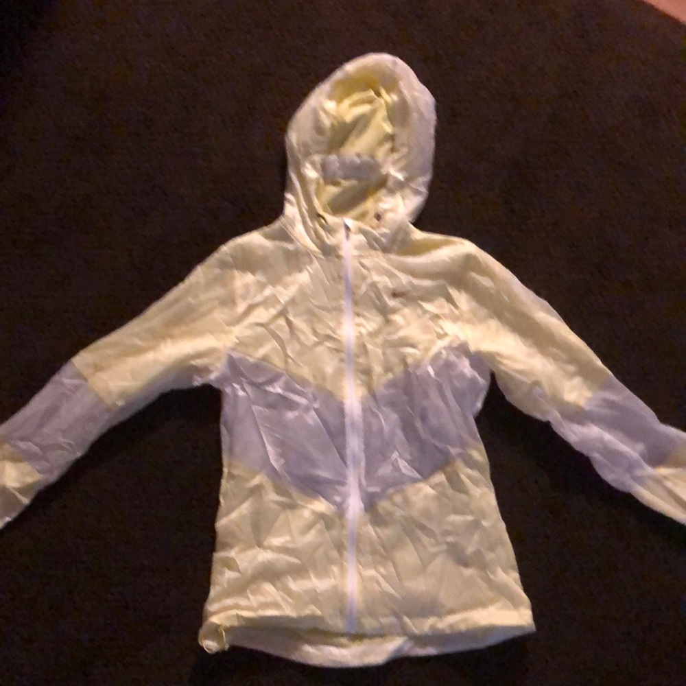 Nike yellow windbreaker jacket